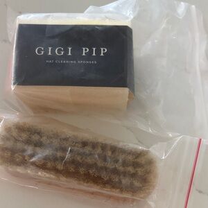 New GIGI PIP Hat Care Sponge and Brush Cleaner Set